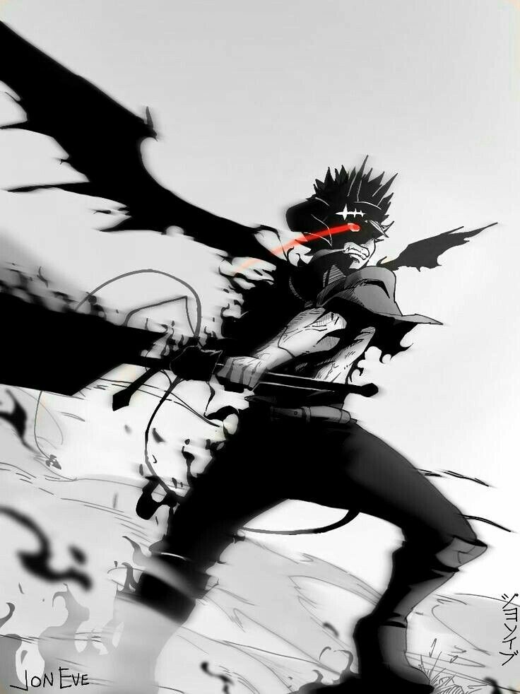 Featured image of post Asta Demon Form Wallpaper Black And White