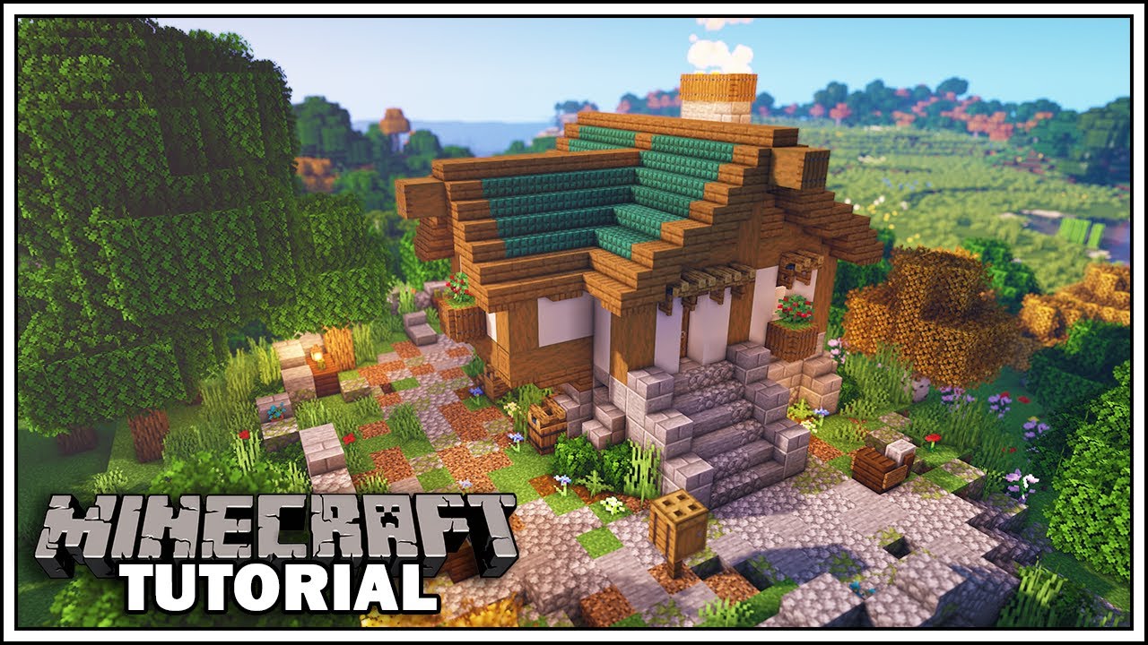 picture Cottagecore Minecraft Builds Tutorial minecraft how to build a cottagecore house minecraft house tutorials