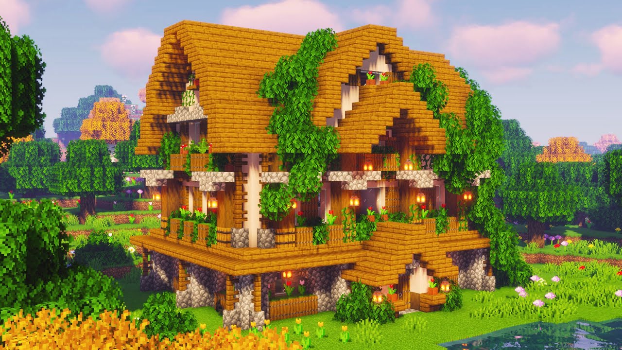 photo Cottagecore Minecraft Builds Tutorial minecraft how to build a cottage survival base cottagecore fairycore