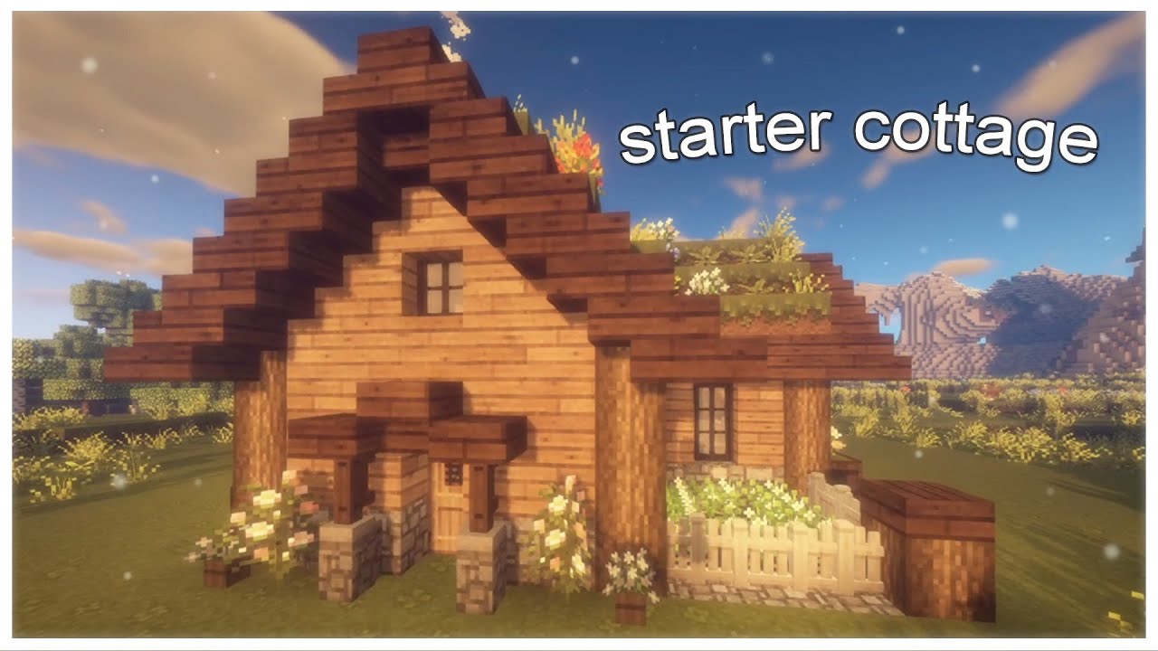 picture Cottagecore Minecraft Builds Tutorial minecraft cottage tiny house cottagecore cute easy fairytale small tutorial kelpie the fox